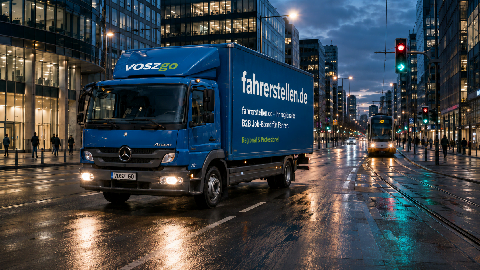 fahrerstellen.de Lkw im Stadtverkehr